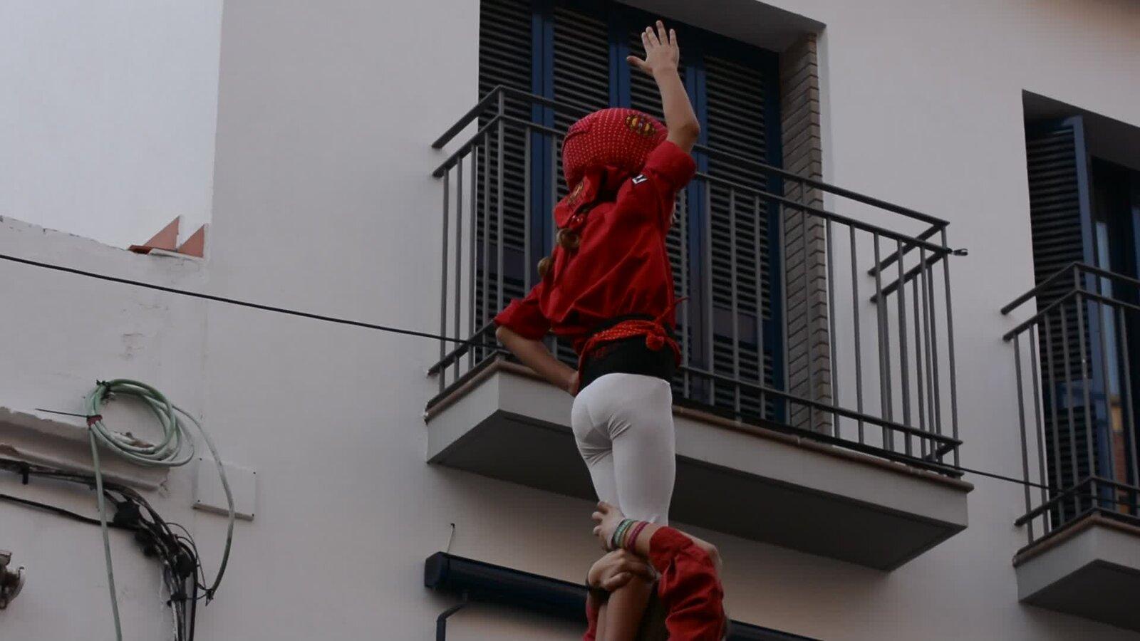 Human tower castellers